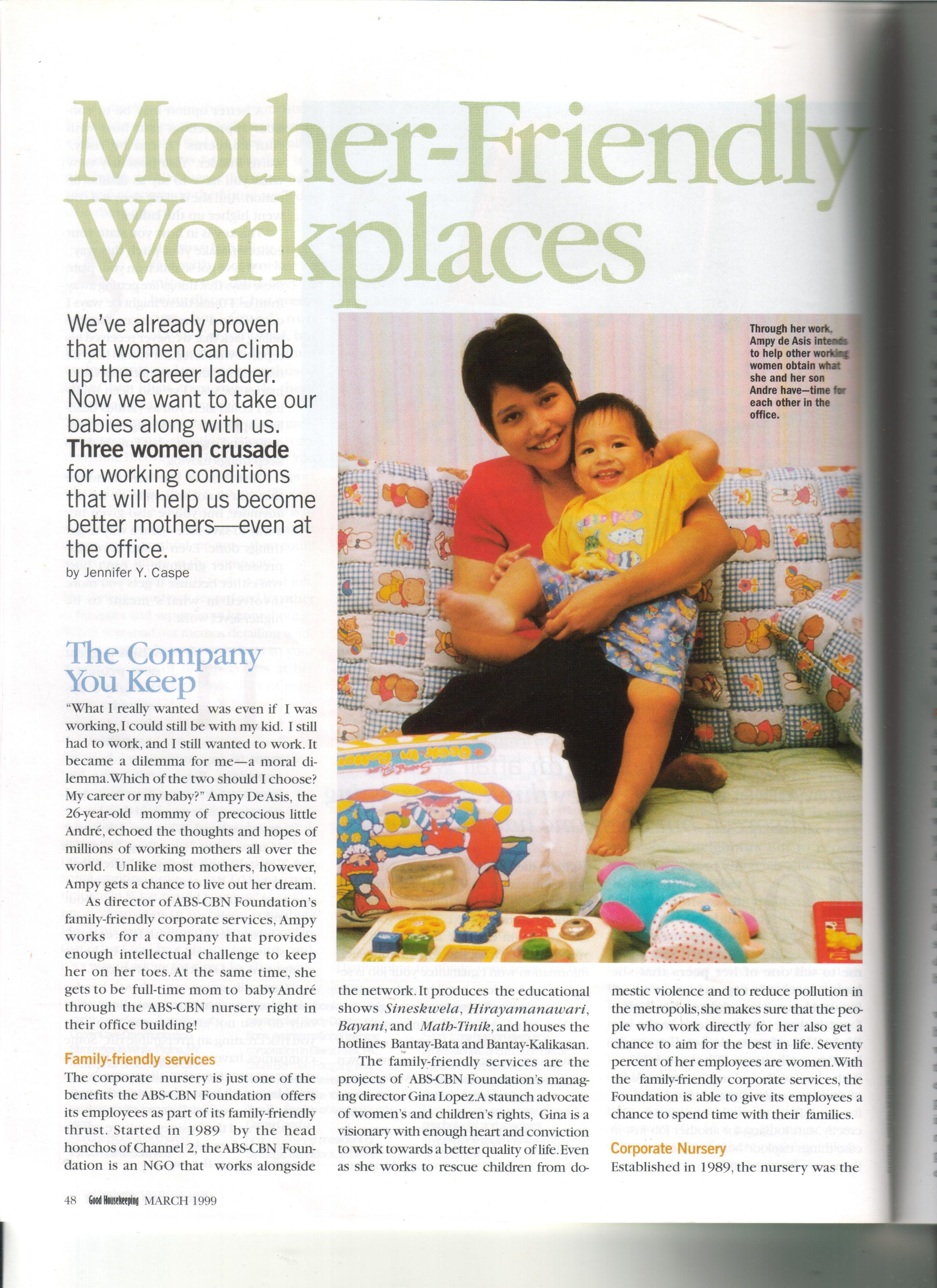 03-99 Mother Friendly Workplaces 1