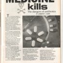 Lifeline Magazine: When Medicine Kills (The Dangers of Anti-biotic)
